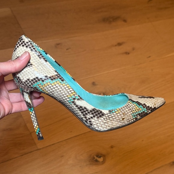 Le Silla Python print leather pumps. IT size 37 - Picture 4 of 6